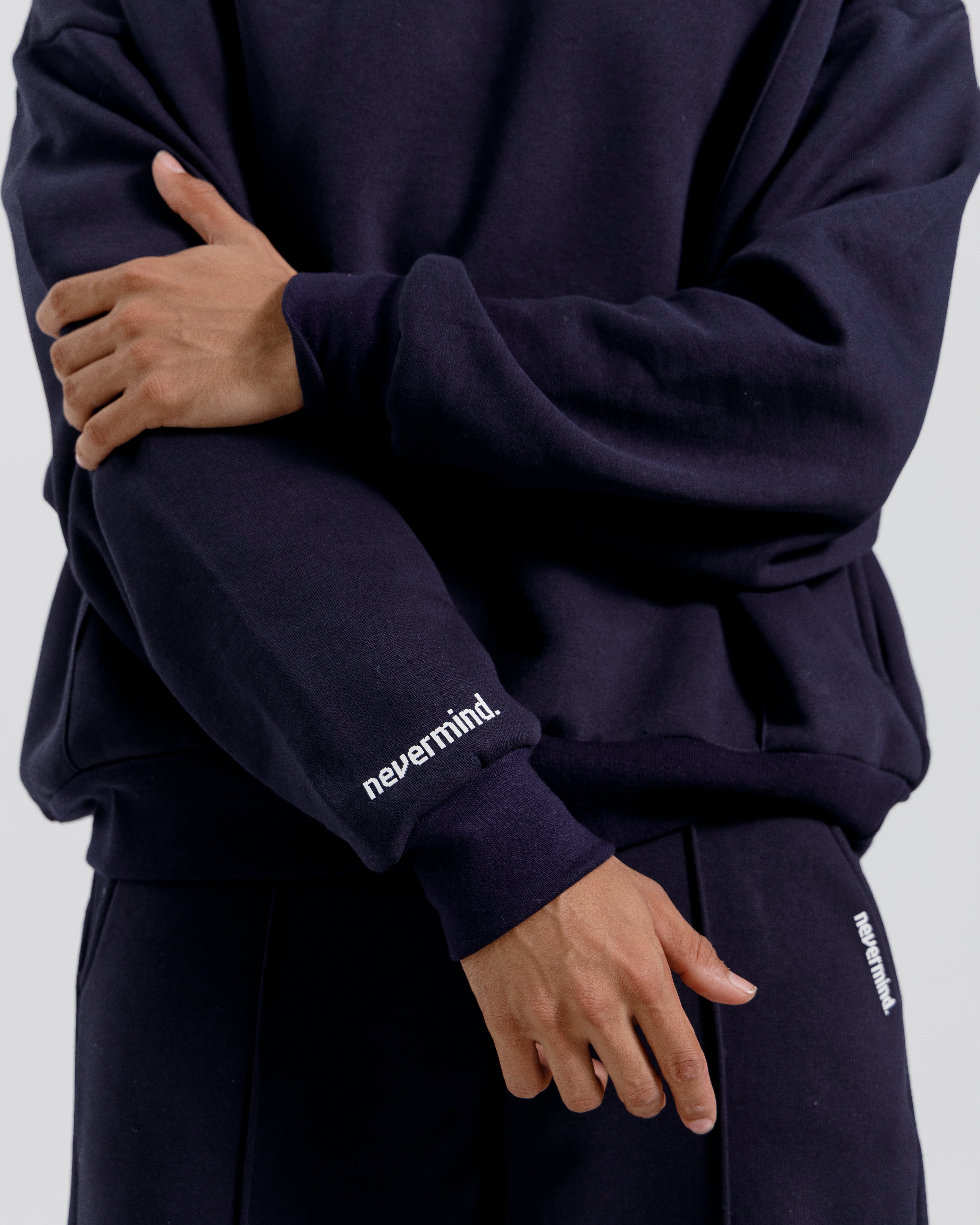 Nevermind Essential Volume I | Deep Navy Blue Hoodie