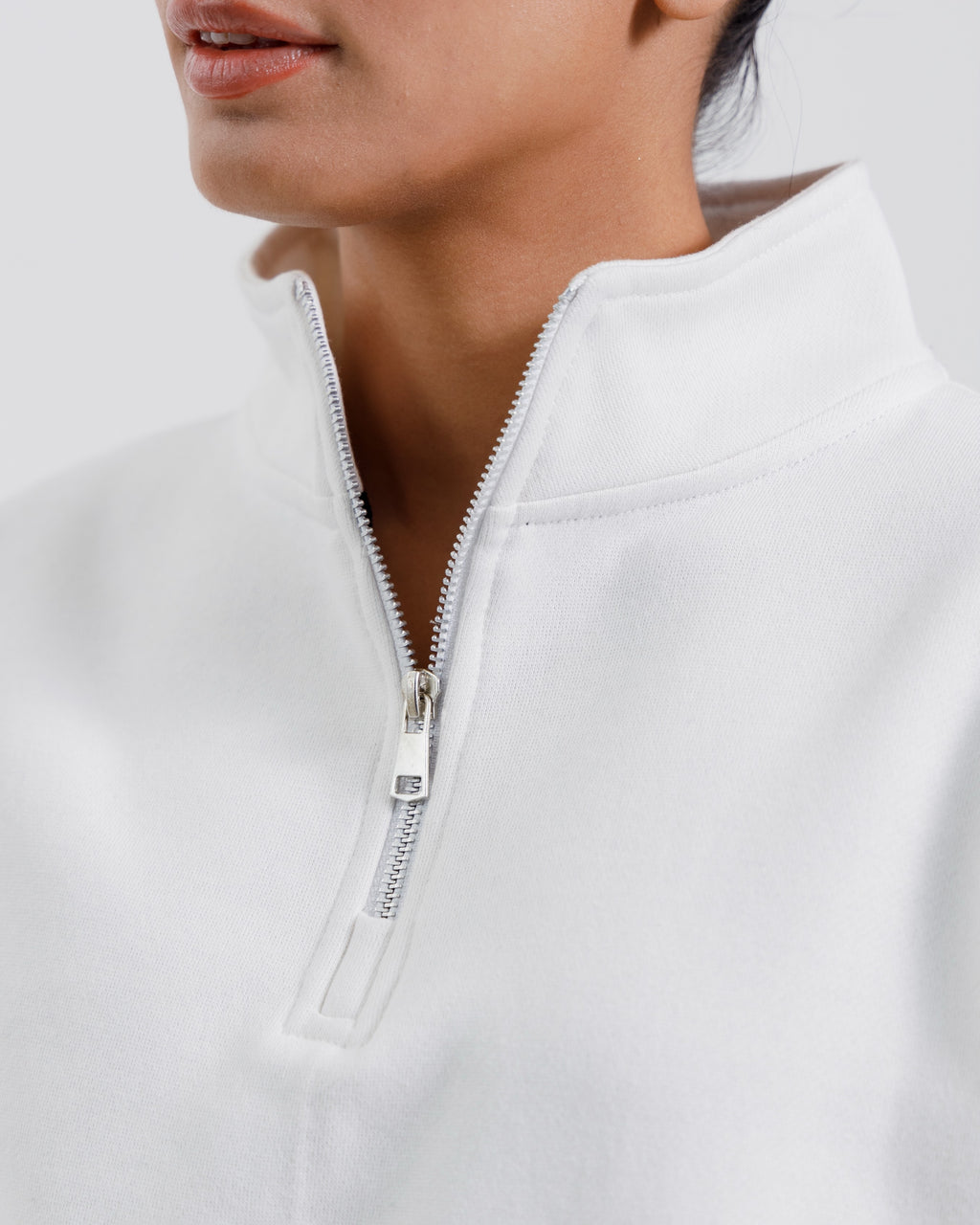 Nevermind Essentials volume I | White Sweatshirt fleece Co-ord set